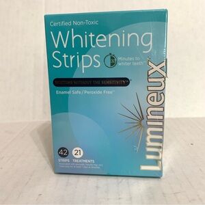 Lumineux Teeth Whitening (42 Strips 21 Treatments) enamel safe/peroxide free